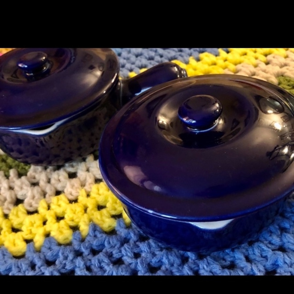 Two Vintage Hall Casserole Dishes with Lids